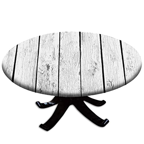 Wood Grain Fitted Tablecloth-06