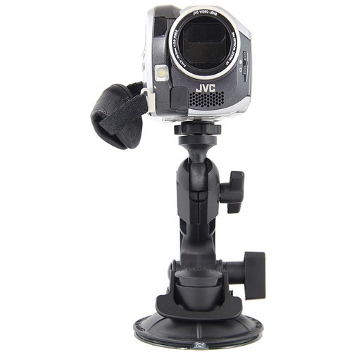 Delkin Fat Gecko Mini Camera Mount - Universal Suction Cup Mount for DSLR, Camcorder, Action Cam - Perfect for Car, Window, Wall & Smooth Surface Mounting
