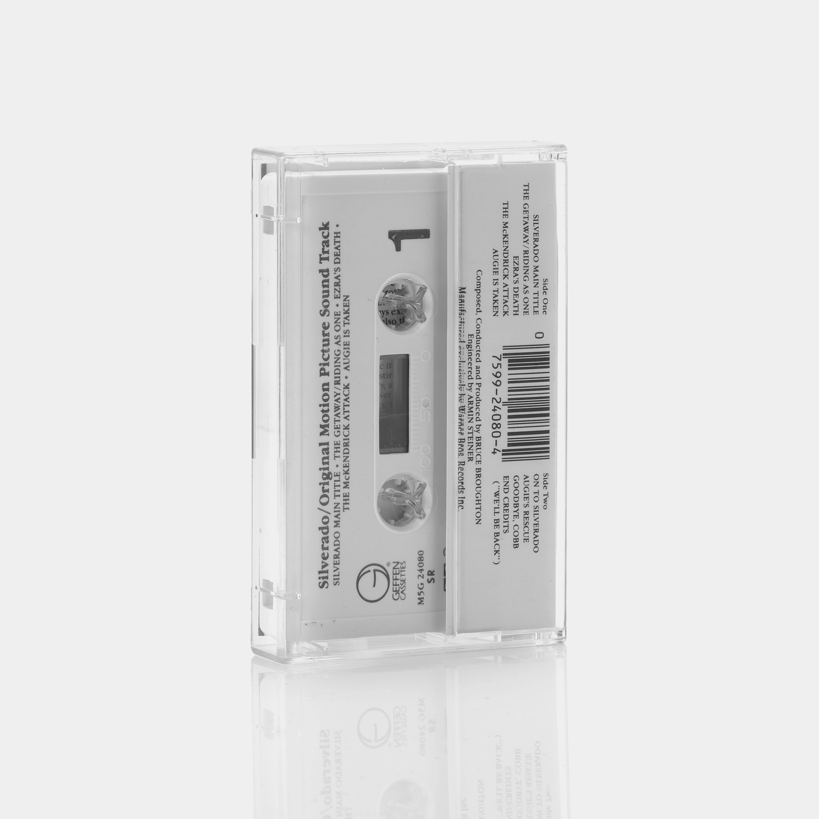 Bruce Broughton Silverado Original Motion Picture Soundtrack Cassette Tape - 80s Western Film Music for Collectors & Vintage Audio Enthusiasts