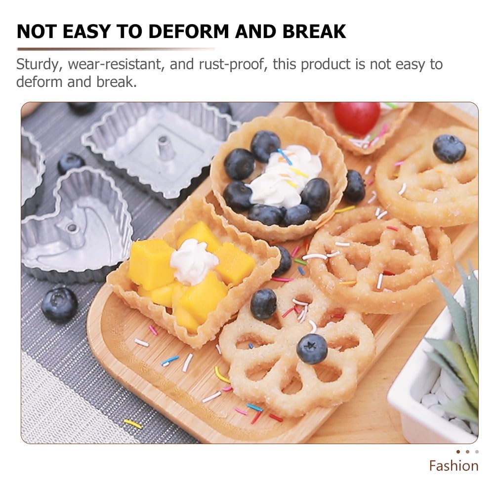 HEMOTON 1 Set Bunuelos Mold with Handle - Rosette & Lotus Flower Cookie Maker, Aluminum Waffle & Achappam Mold Set - Perfect for Making Traditional Rosette Bunuelos, Waffles and Festive Cookies at Home