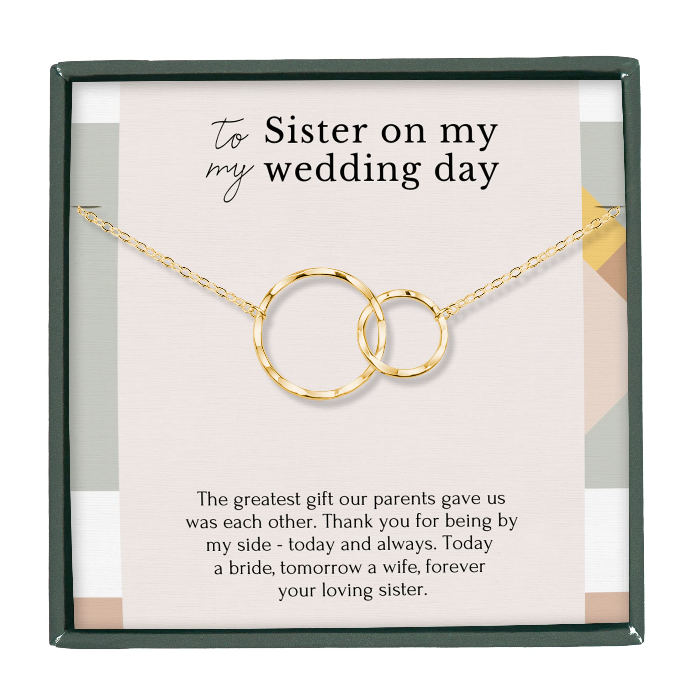 Beautiful Sister of the Bride Necklace - 16+2