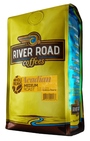 Premium River Road Coffee Beans - 100% Arabica, Medium Roast, Whole Bean for Rich Flavor - Perfect for Home Brewing, Office Use & Gifts