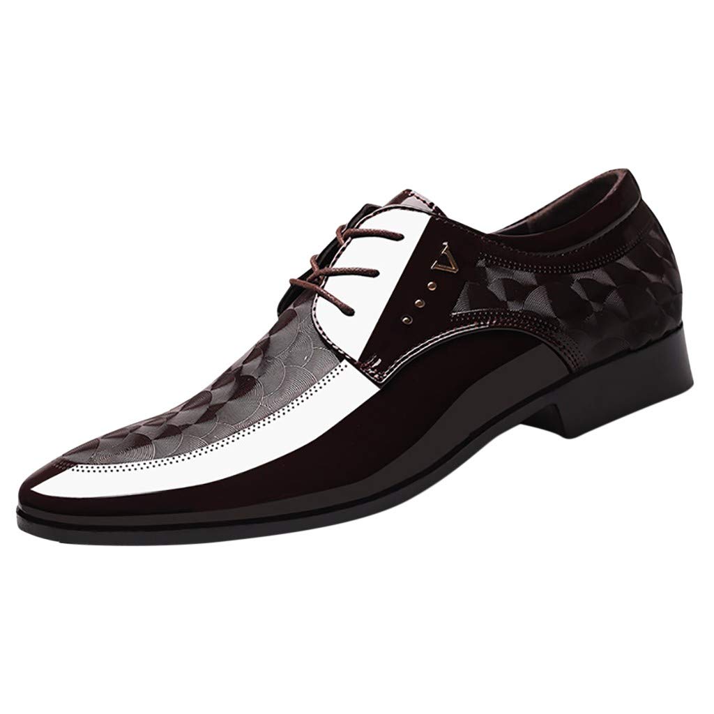 Premium Men's Leather Loafers for Business & Dress - Comfortable Slip-On Dress Shoes for Office, Formal & Casual Wear - Black & Brown Options (Size 8.5) | Ideal for Work, Weddings & Professional Events