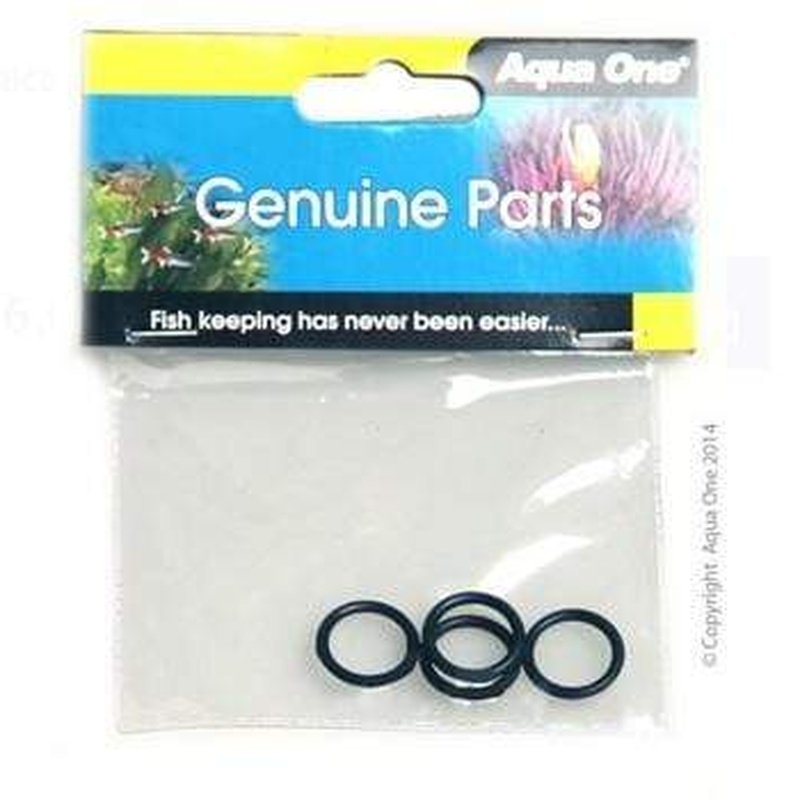 Aqua One O-Ring for Hose Tap Small 4pk - Replacement Seals for Aquis 1000, 1200, VA650, 750 Flow Knob & H800 Models (Part #10779) - Perfect for Aquarium Filter Maintenance & Water Leak Prevention