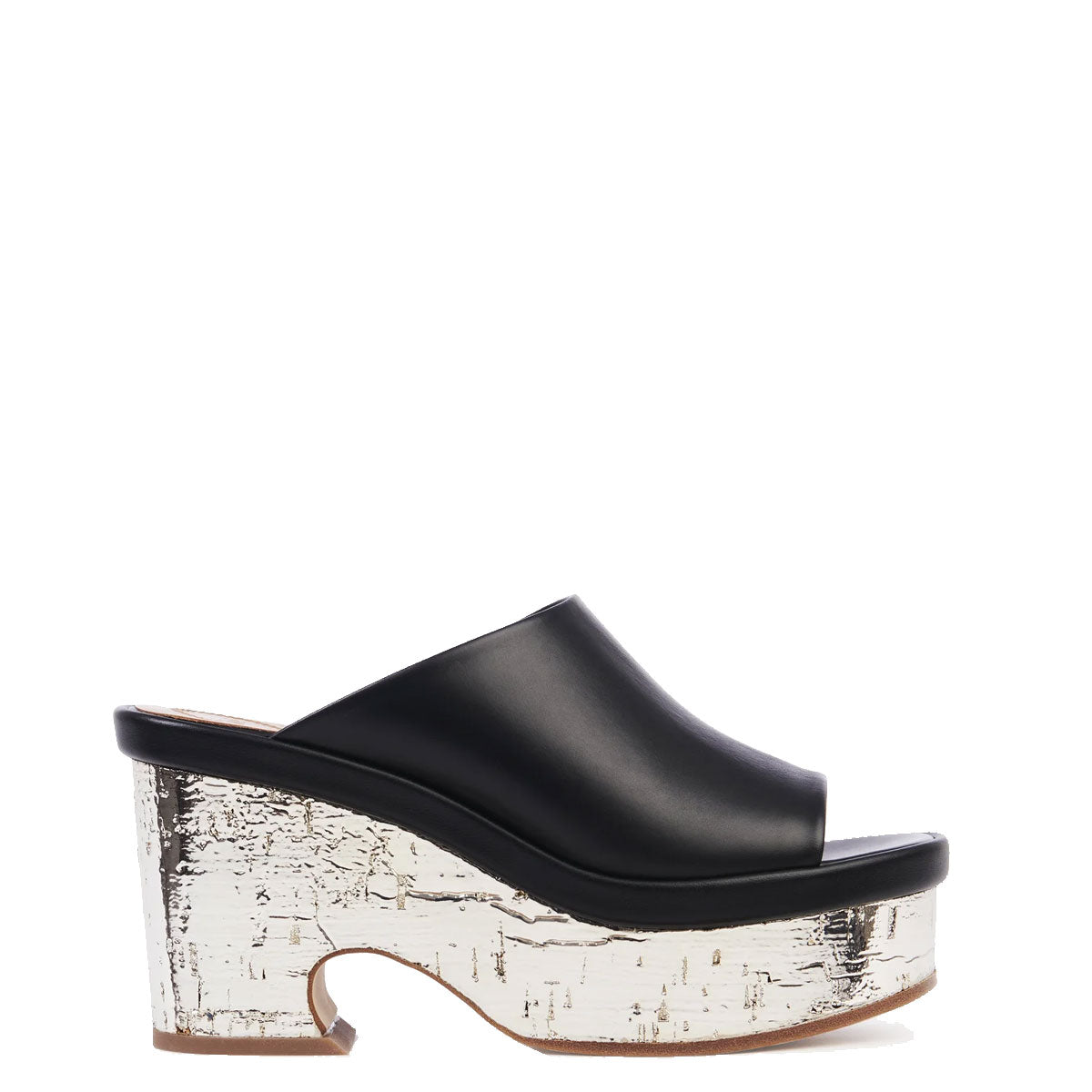 Oli Platform Mule Shoes for Women - Black Comfortable Slip-On Loafers | Perfect for Office, Casual Outings & Everyday Wear