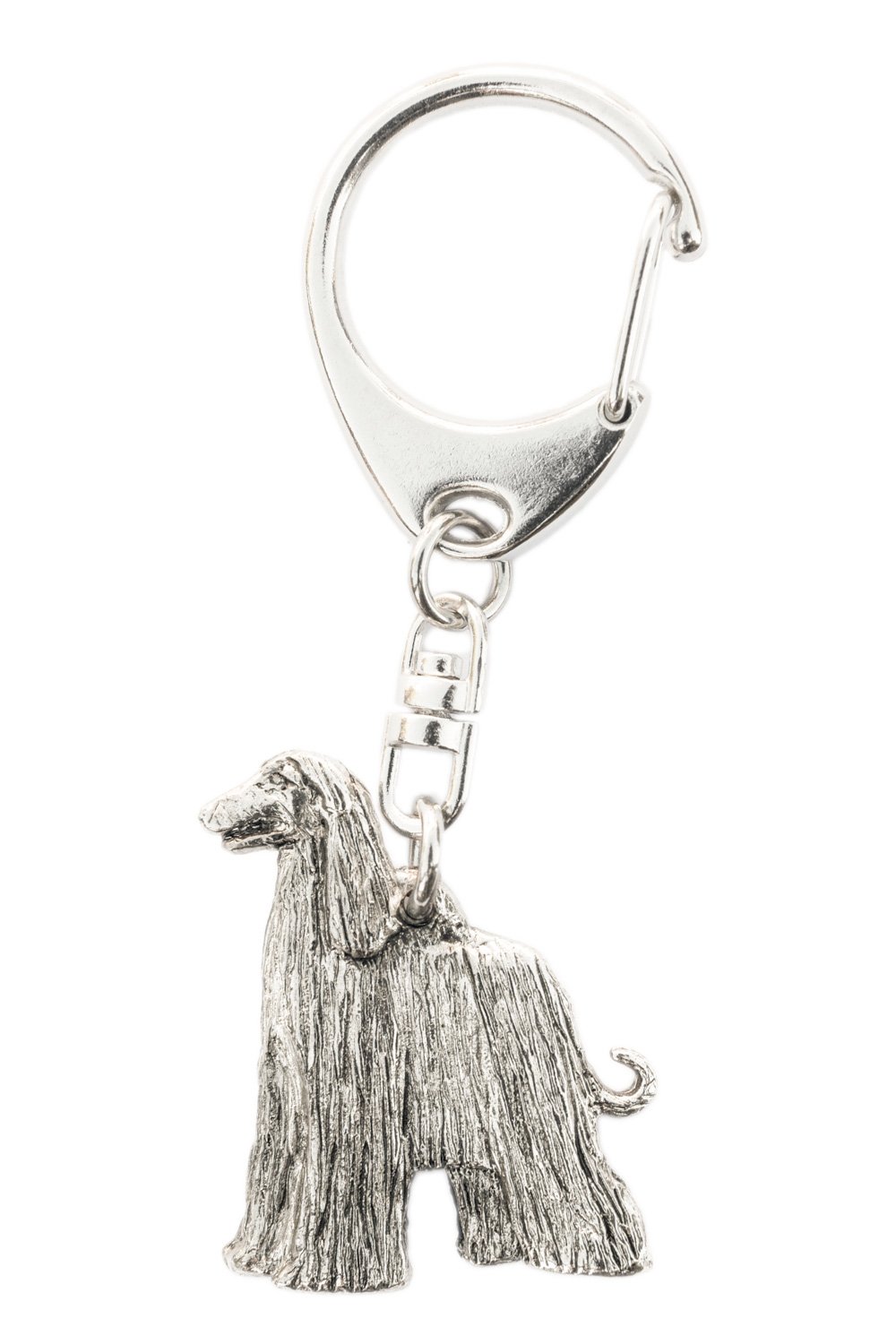 Handmade UK Artistic Afghan Hound Dog Keychain Collection - Perfect Gift for Dog Lovers & Pet Accessories
