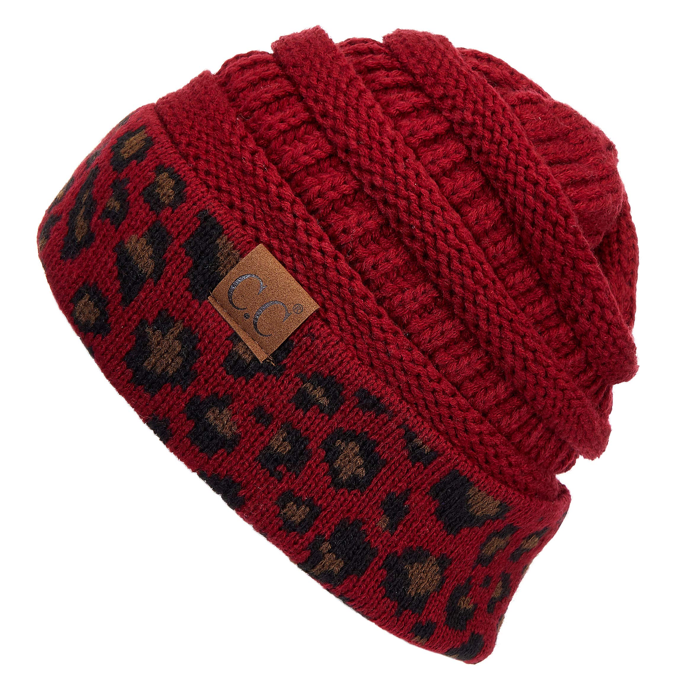 C.C Hats & Scarf Exclusives - Solid Color Beanie Tail Hat for Women & Men | Winter Warm Knit Hat for Outdoor Activities, Skiing & Casual Wear