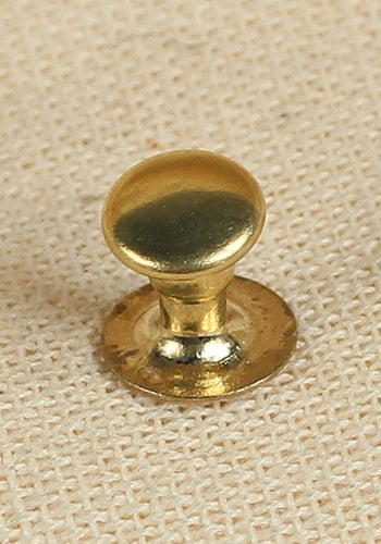 5.8x6.5mm Hollow Iron/Brass Rivets for Leather Craft, Metalworking & DIY Projects - Heavy Duty Fasteners for Belts, Bags & Automotive Repairs