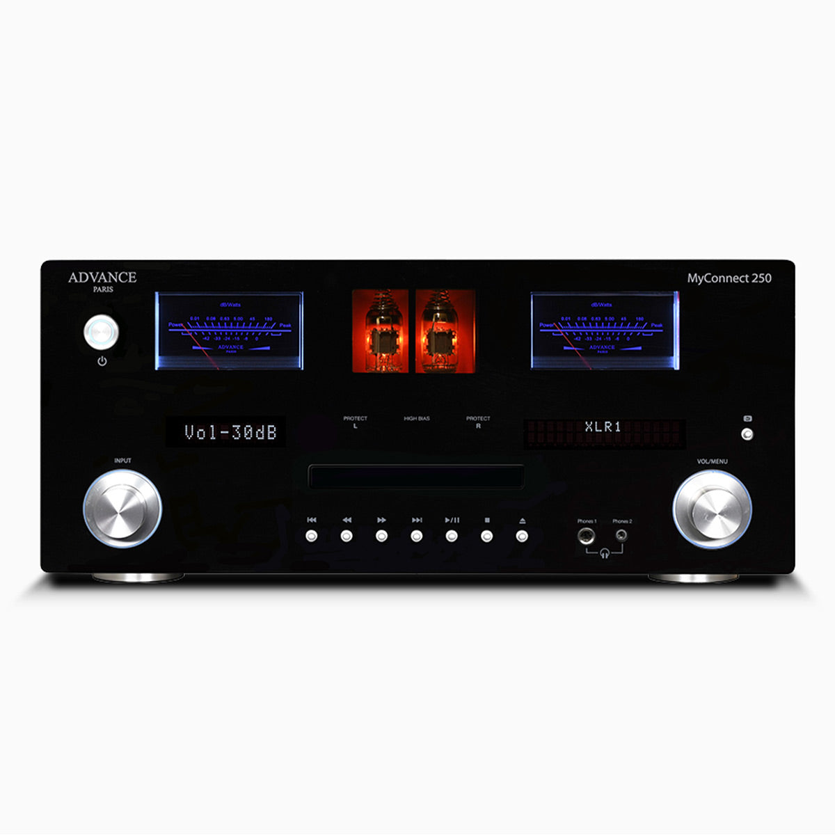 Advance Paris MyConnect 250 All-in-One Streamer, Amplifier & CD Player - Wireless Hi-Fi Audio System for Home Theater & Music Listening
