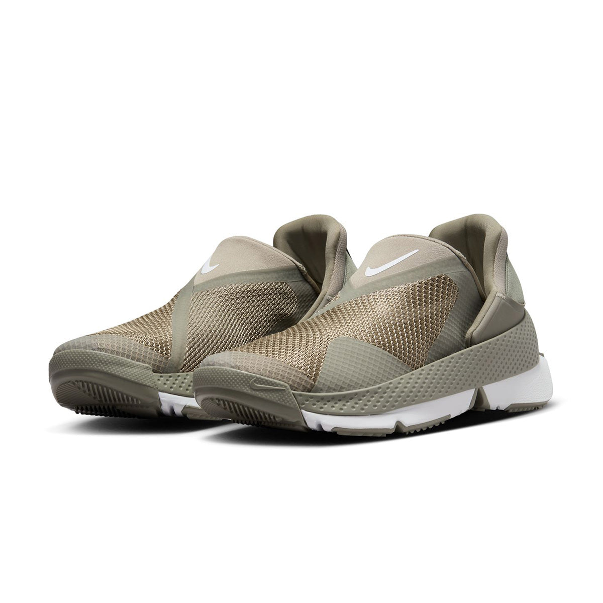 Nike Go Flyease 'Light Army' Slip-On Sneakers - Hands-Free Shoes for Easy Wear, Comfort & Style - Perfect for Travel, Gym & Everyday Use
