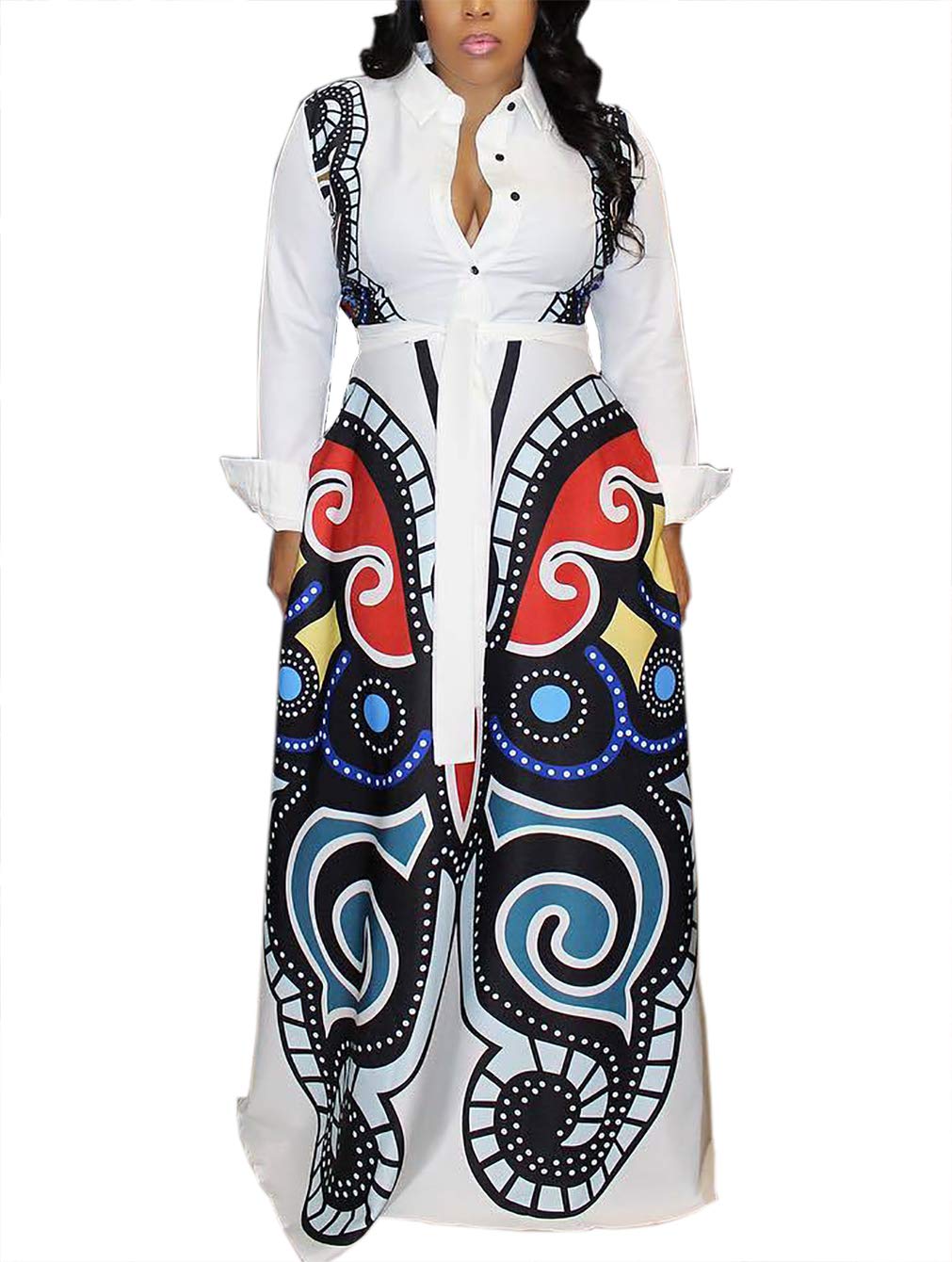 LAJIOJIO Women's Summer Maxi Dress - Sleeveless Bodycon Flowy Long Sundress in Vibrant Colors, Plus Size Options - Perfect for Beach Vacations, Date Nights & Summer Parties