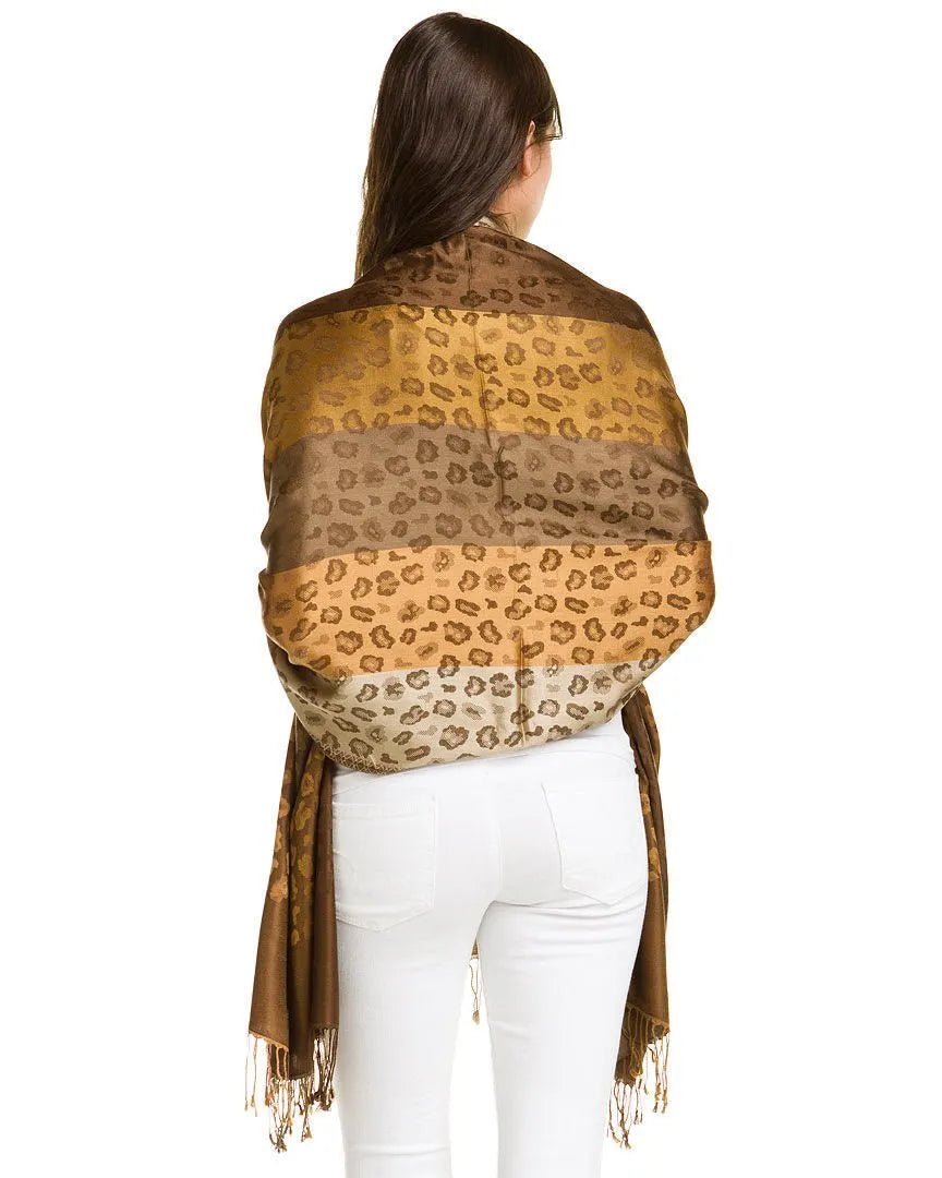 Vibrant Multi-Color Animal Print Silk Scarf - Elegant Fashion Accessory for Women, Perfect for Parties, Weddings & Everyday Wear
