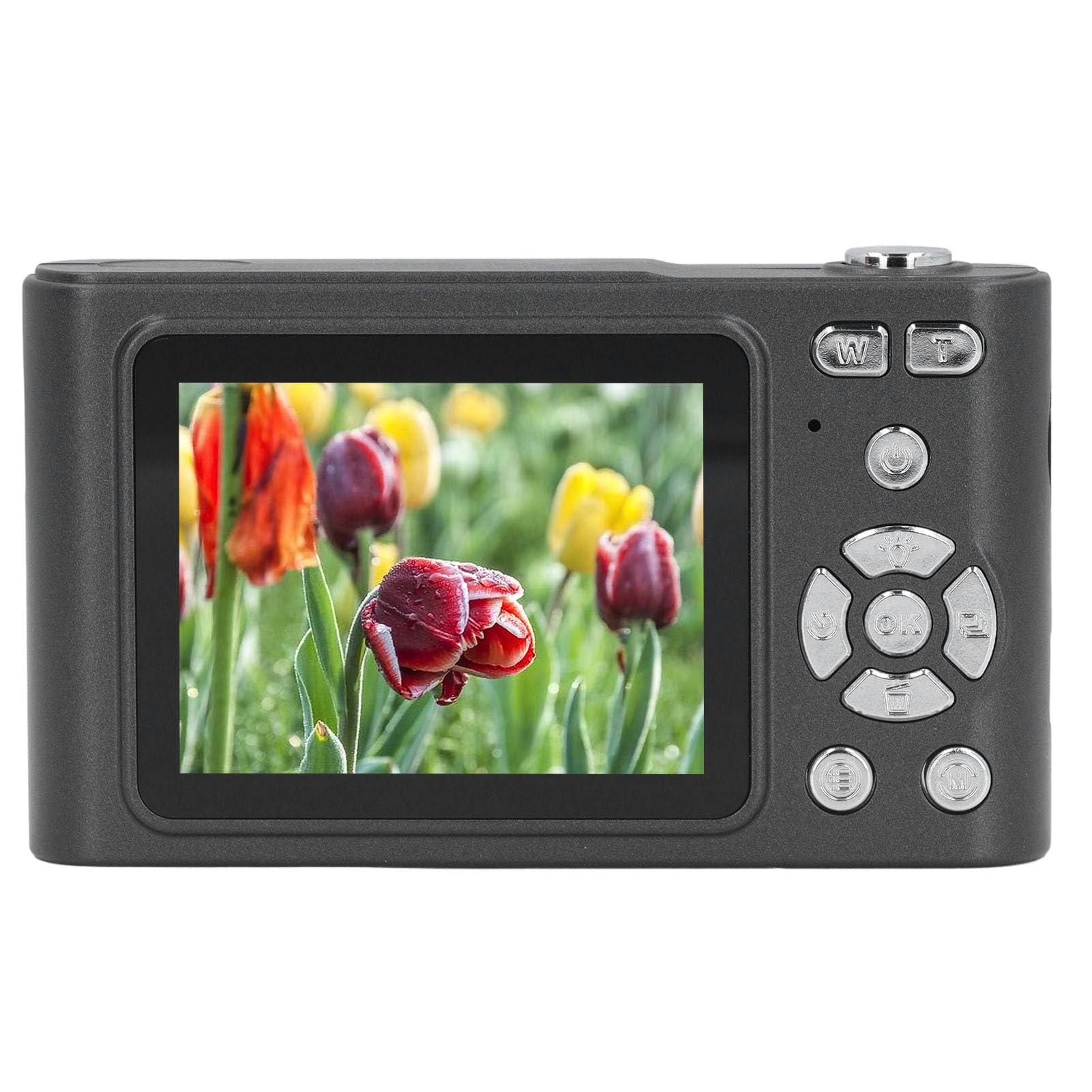 4K 48MP Vlogging Camera with Autofocus & 16X Digital Zoom - Compact Point and Shoot Digital Camera for Travel, YouTube, TikTok - Anti-Shake & Macro Mode (Black) - Perfect for Vlogging, Travel Photography & Social Media Content Creation