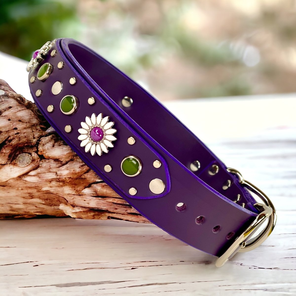 Premium Purple Dog Collar - Kalina Soft Nylon Pet Collar with D-Ring | Perfect for Walking, Training & Outdoor Adventures