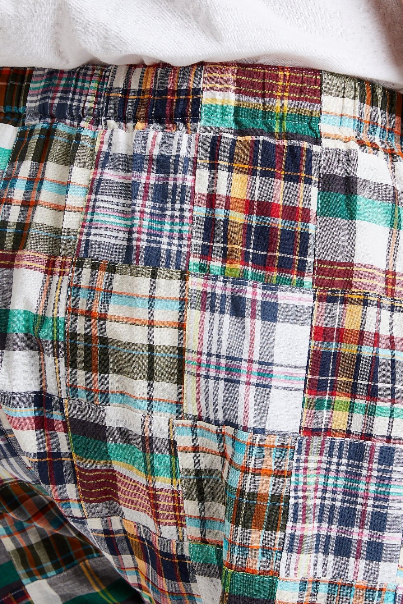 Barefoot Boxer Osterville Patch Madras Shorts - Comfortable & Stylish Men's Casual Wear for Summer Beach, Vacation, and Outdoor Activities