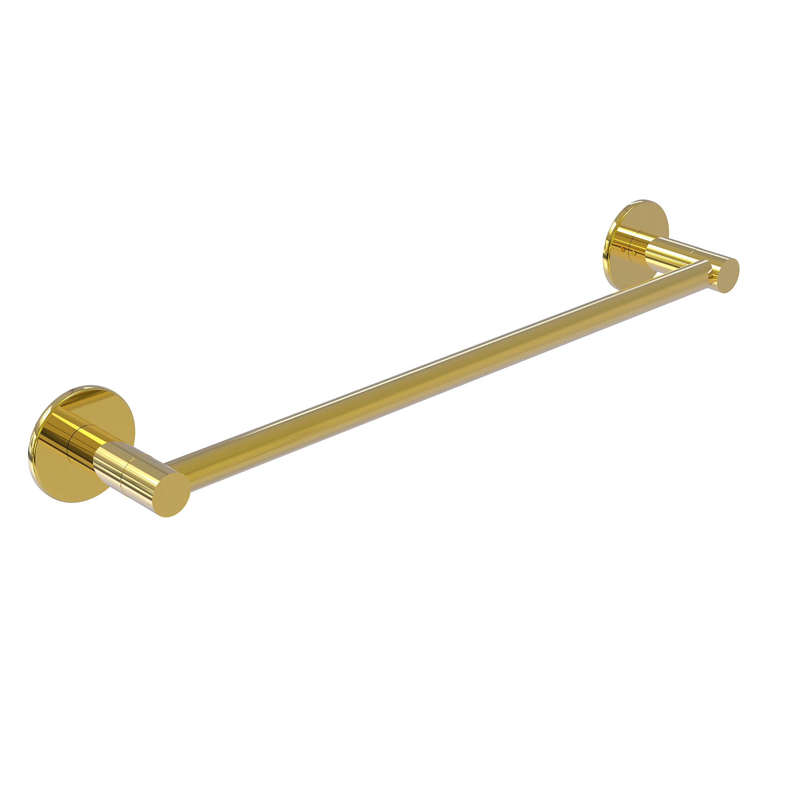 Allied Brass FR-41/30 Fresno Collection 30 Inch Polished Brass Towel Bar - Bathroom Accessory for Spa, Hotel & Home Decor