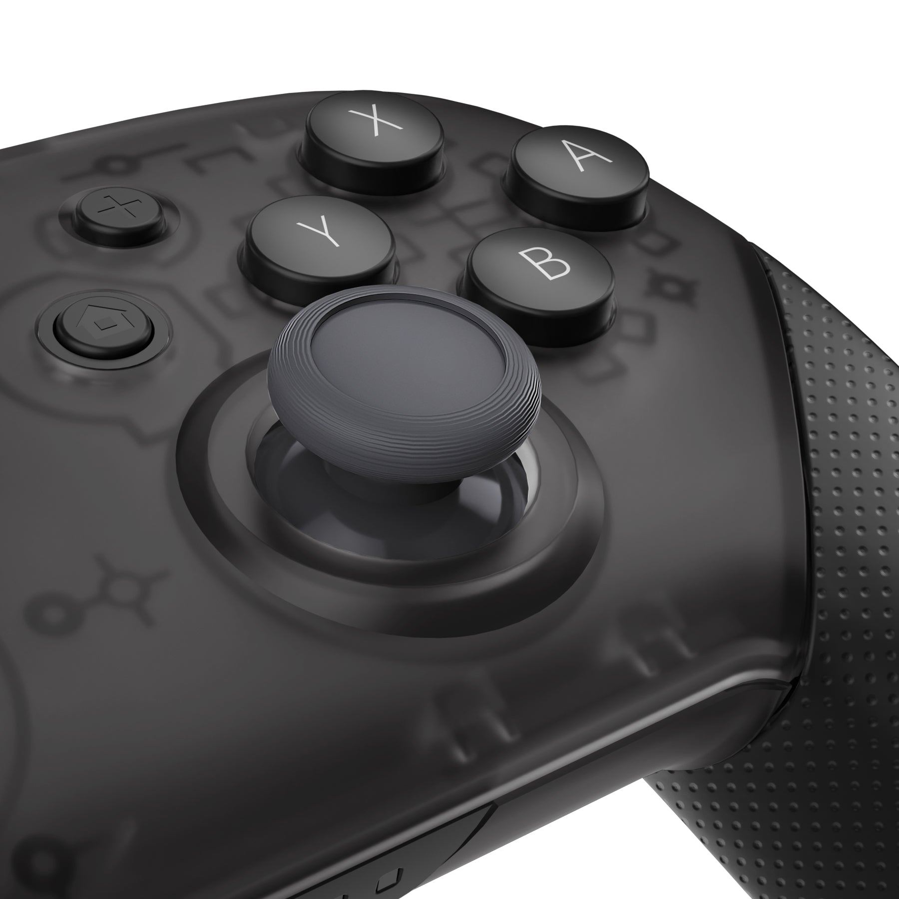 eXtremeRate Classic Gray 3D Replacement Joystick Thumbsticks for Nintendo Switch Pro Controller - Includes Phillips Screwdriver | Enhanced Gaming Performance for FPS, Racing & Action Games (Model KRM530)