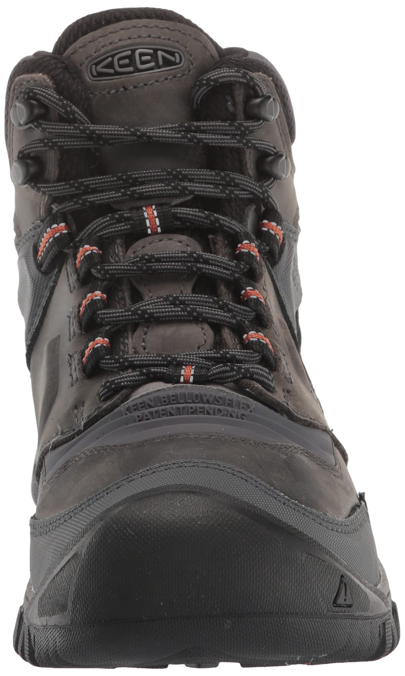 KEEN Men's Ridge Flex Mid Height Waterproof Hiking Boots - Lightweight & Durable Outdoor Footwear for Trekking, Camping & Mountain Adventures
