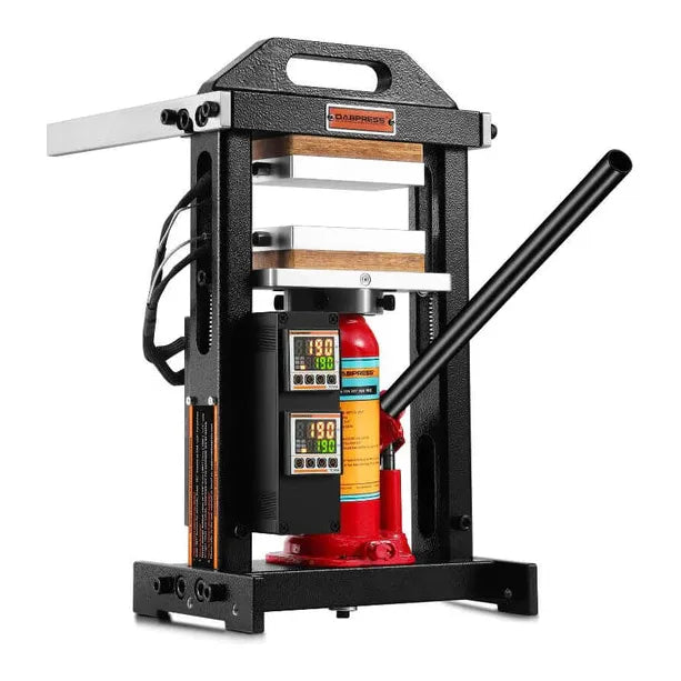 Dabpress 6 Ton Rosin Press - Upgraded Hydraulic Heat Plates for DIY Rosin Extraction at Home | Perfect for Cannabis, Hemp & Essential Oils