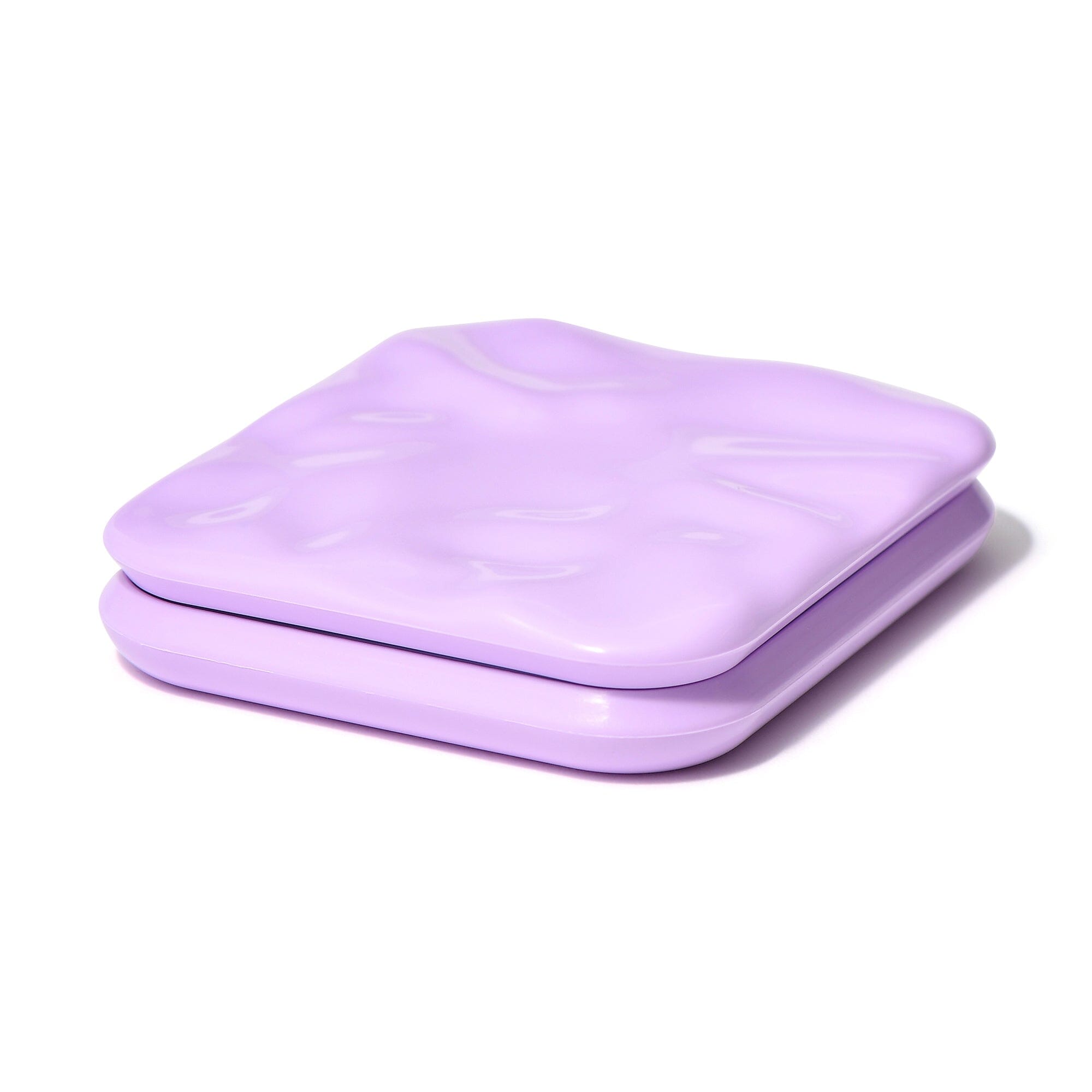 Blanche LED Compact Mirror with Bright Lights - Portable Makeup Mirror for Travel, Home, and Vanity (Purple) - Perfect for Touch-Ups, Makeup Application, and On-the-Go Beauty