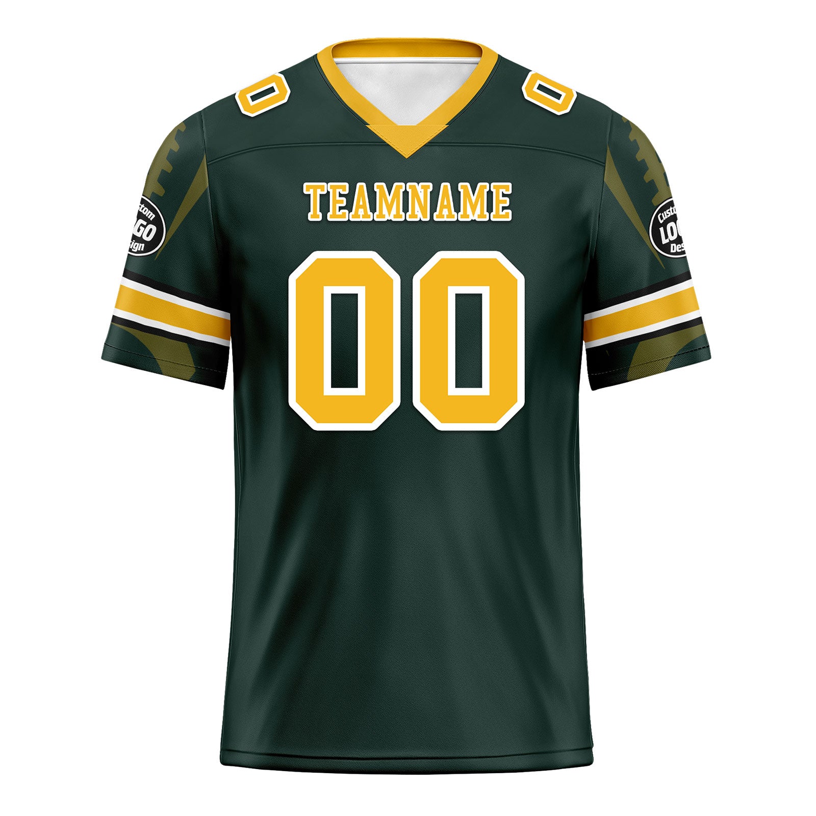 Custom Green Bay Packers Football Jersey & Sports Shoes Combo - Personalized NFL Fan Gear for Men & Women - Perfect for Game Day, Tailgating & Football Enthusiasts