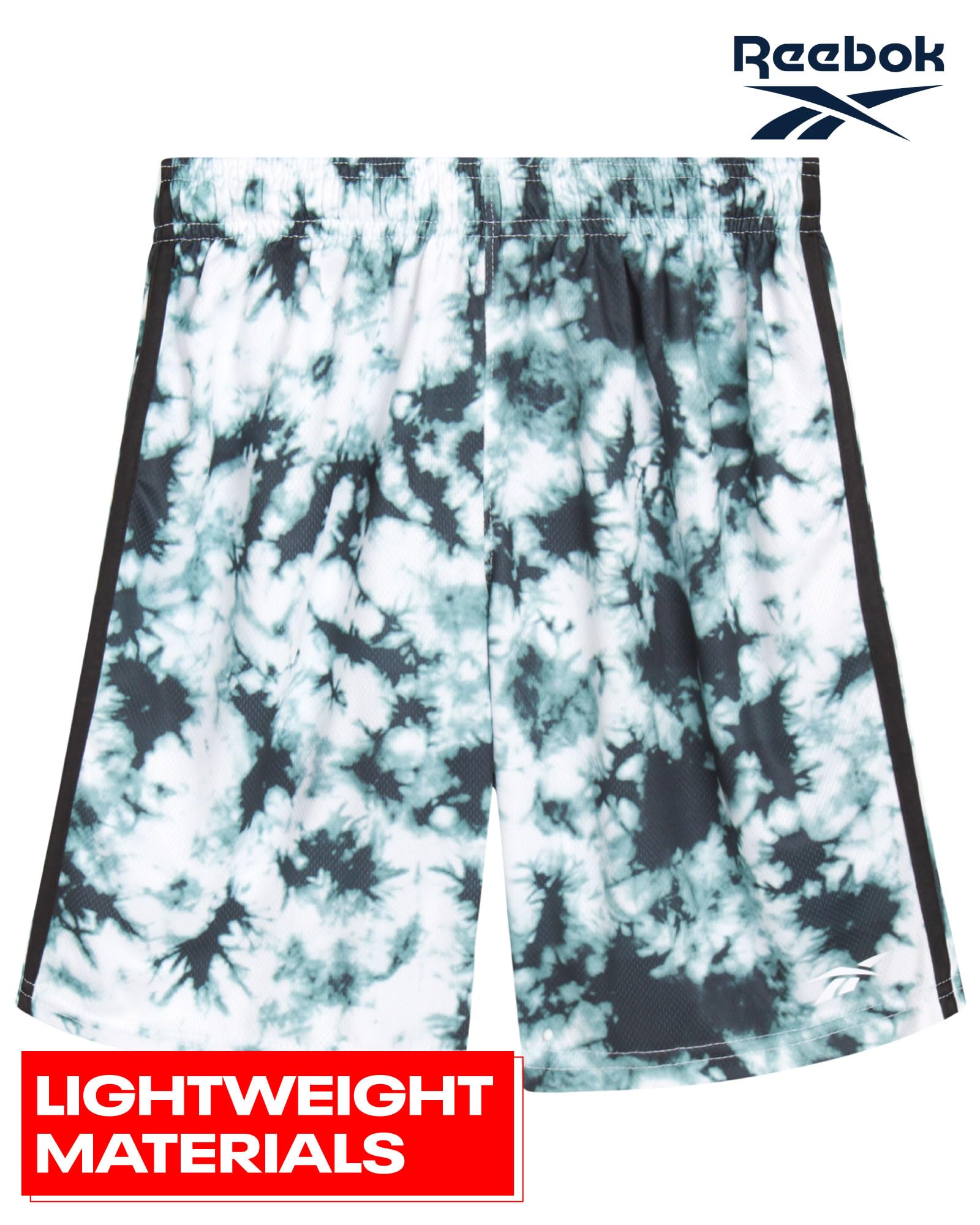 Reebok Boys Basketball Shorts - High-Performance Athletic Shorts for Youth Basketball Players - Perfect for Training, Games & Casual Wear