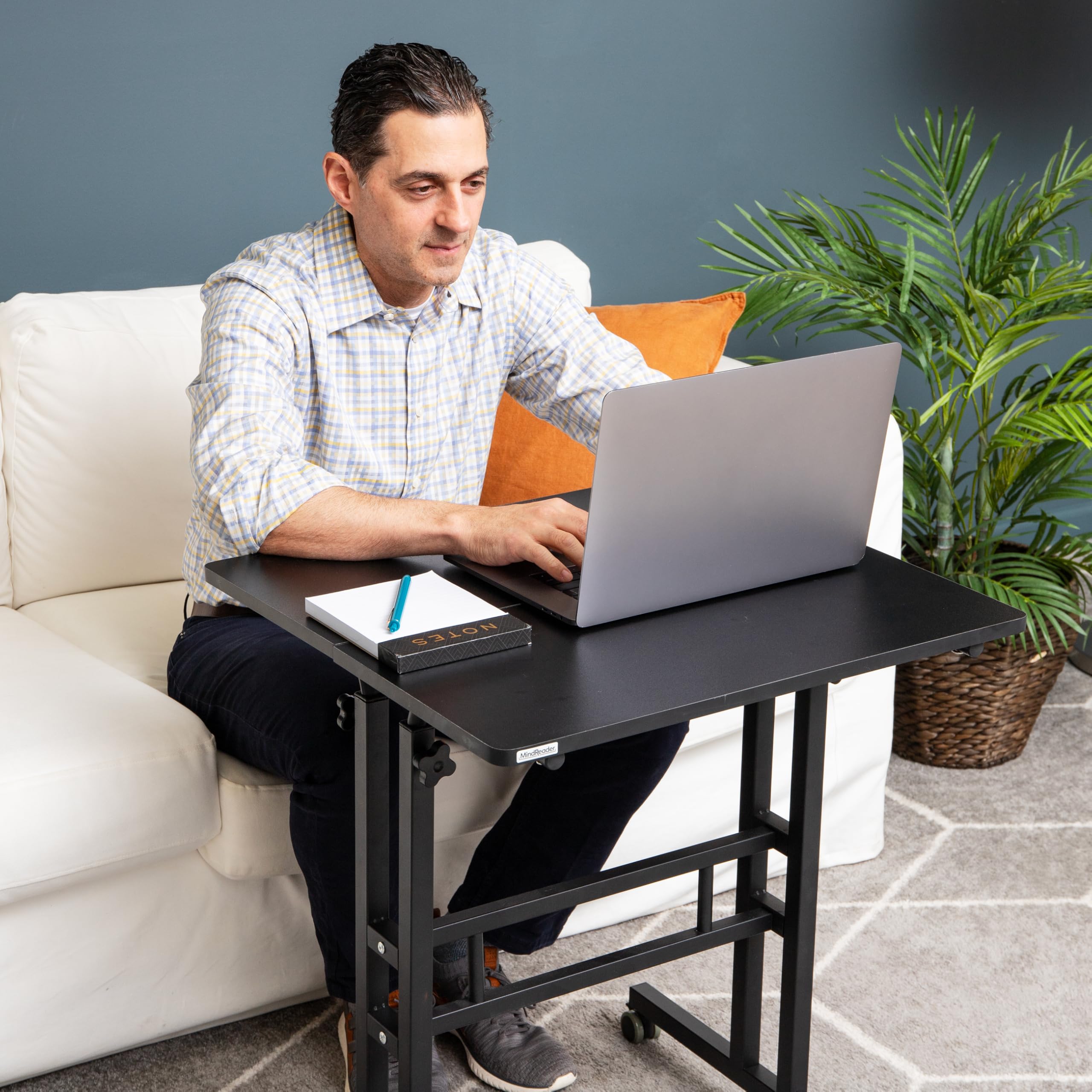 Adjustable Height Standing Desk with Wheels - 23.5