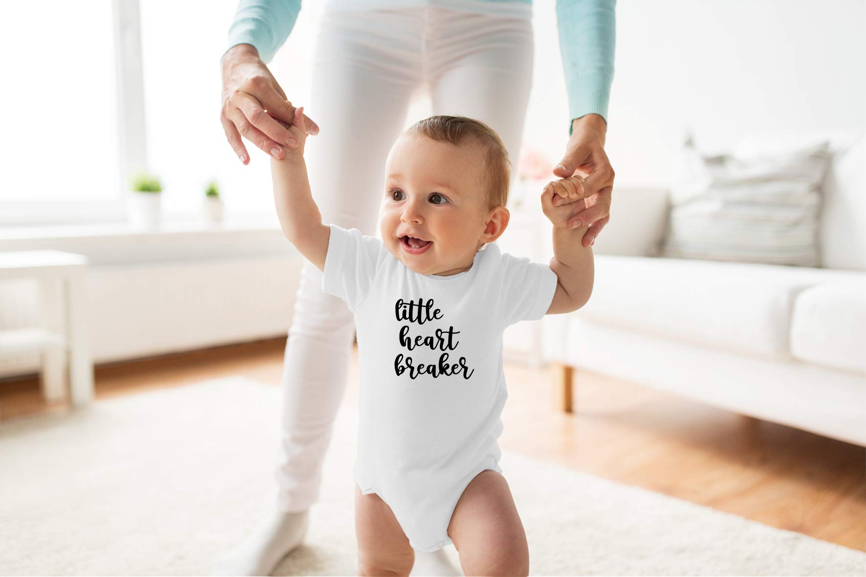 Little Heart Breaker - Funny Baby Bodysuit for Boys & Girls | Newborn Essentials | Cute Infant Outfit for Photos, Parties & Everyday Wear
