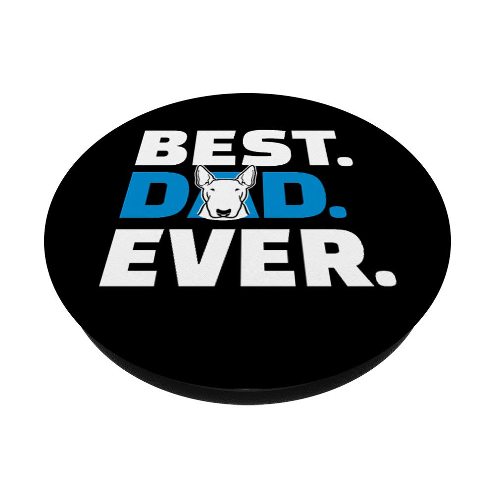 Bull Terrier Dad PopSockets Phone Grip & Stand - Expandable Holder for iPhone, Samsung & Tablets - Perfect for Selfies, Gaming & Hands-Free Use