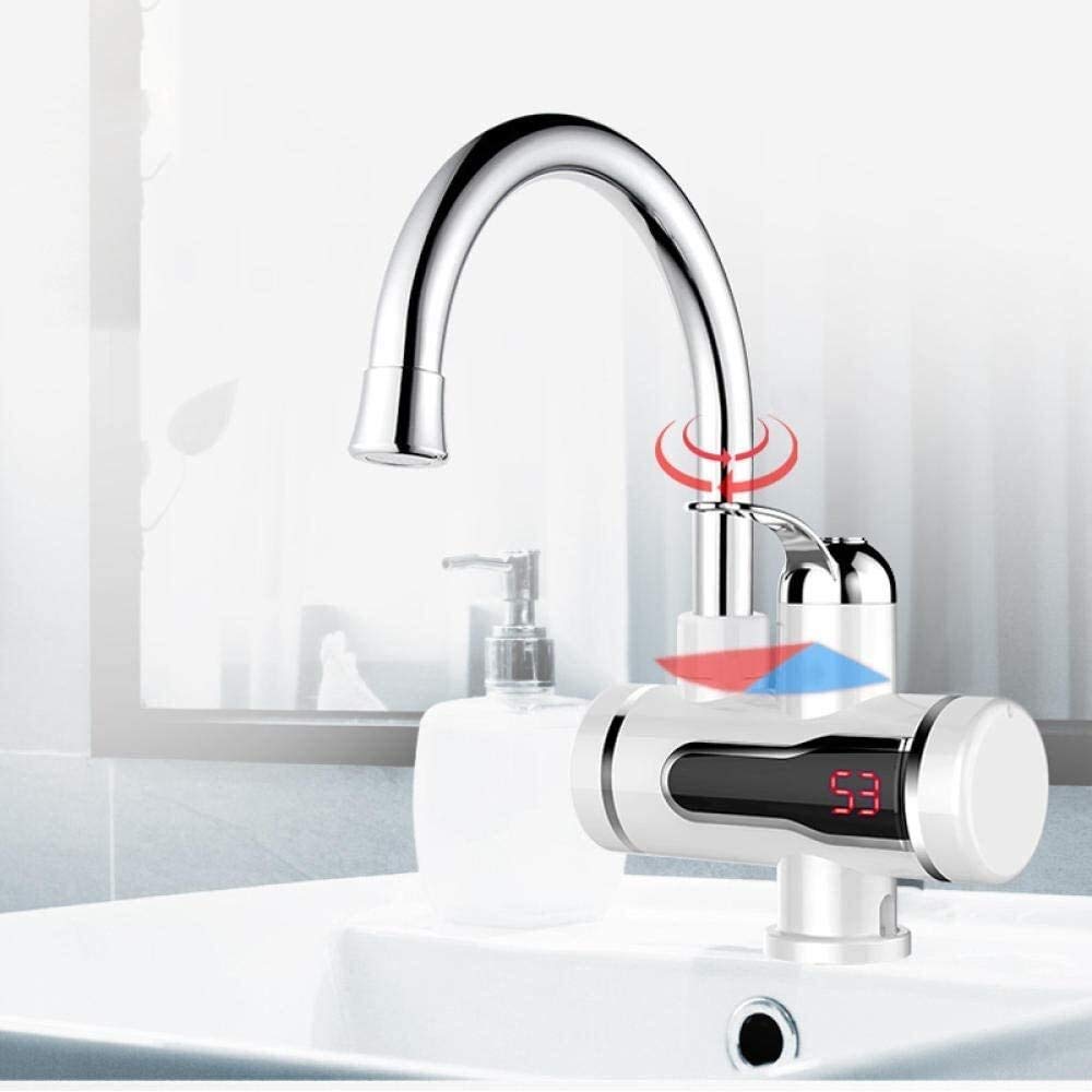 ROSG Electric Faucet with Temperature Display - Tankless Instant Hot Water Tap for Kitchen & Bathroom - Perfect for Coffee, Tea, and Hand Washing