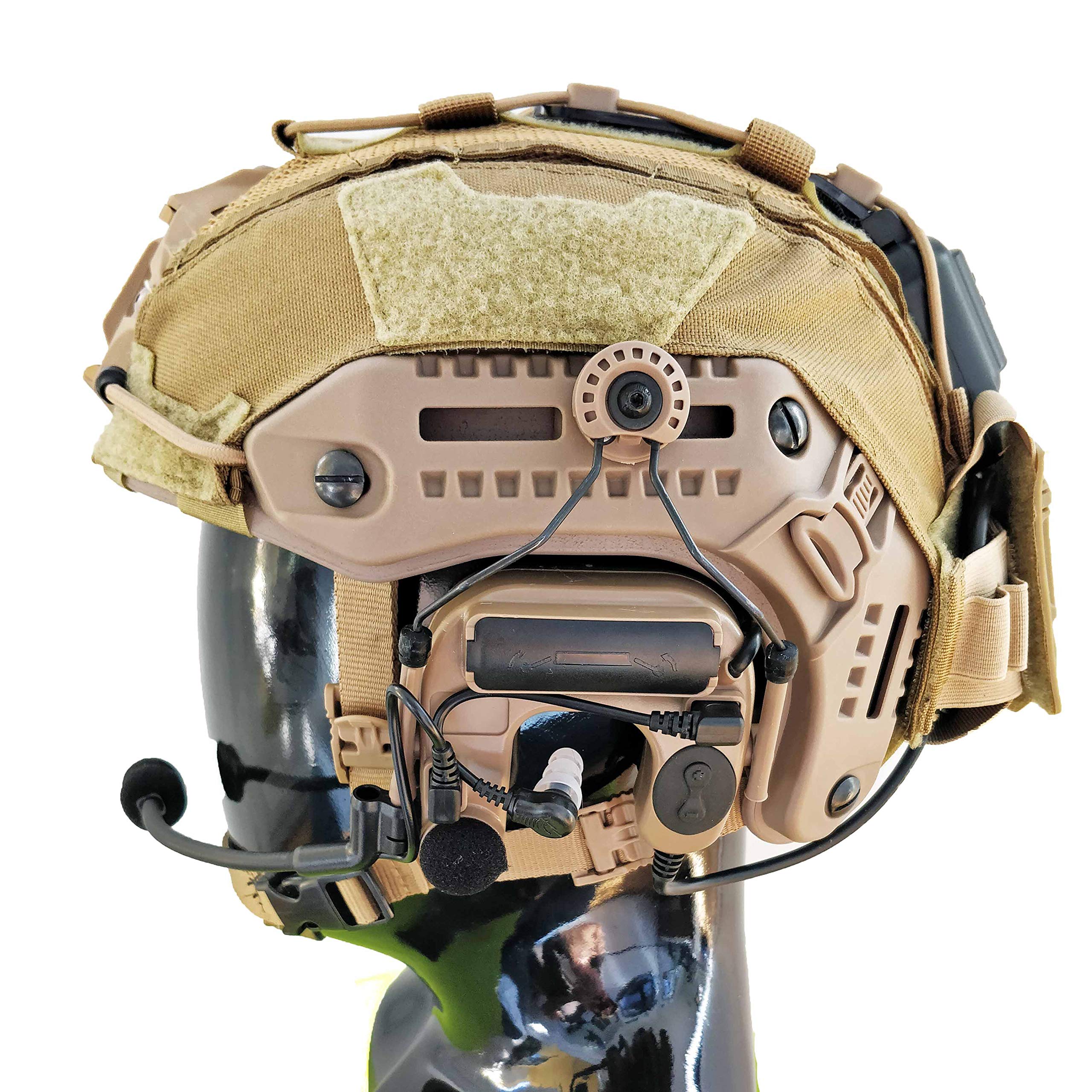 Gen 4 Hybrid Mesh Helmet Cover for Bump & Tactical Helmets - Lightweight Breathable Protection for Outdoor, Airsoft & Military Training