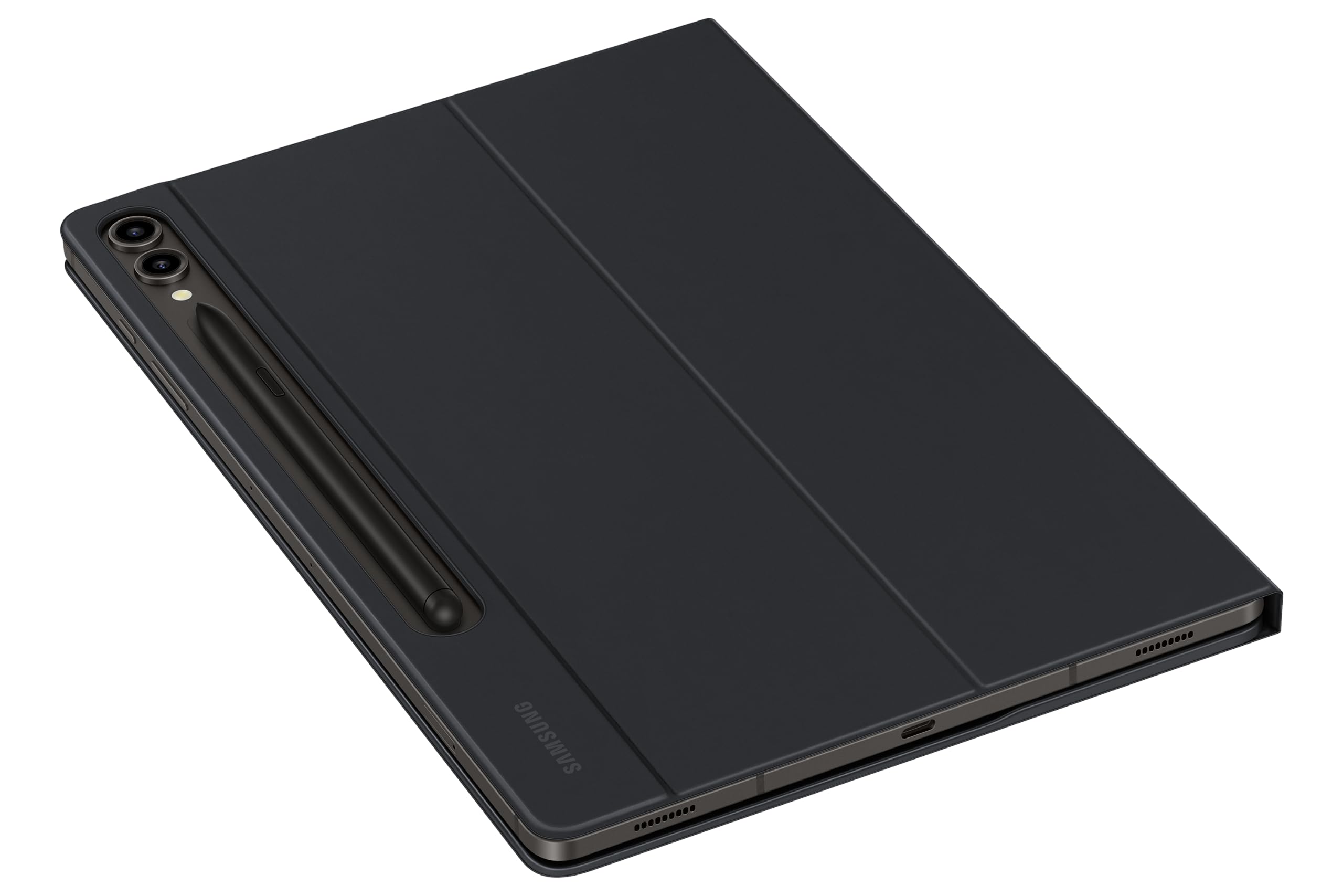 SAMSUNG Galaxy Tab S9 FE+ Book Cover Keyboard Slim - Ultra Thin & Lightweight Tablet Case with Magnetic Back, Wireless Keyboard Sharing, PC-Like Experience | US Version in Black | Perfect for Work, Study & Entertainment