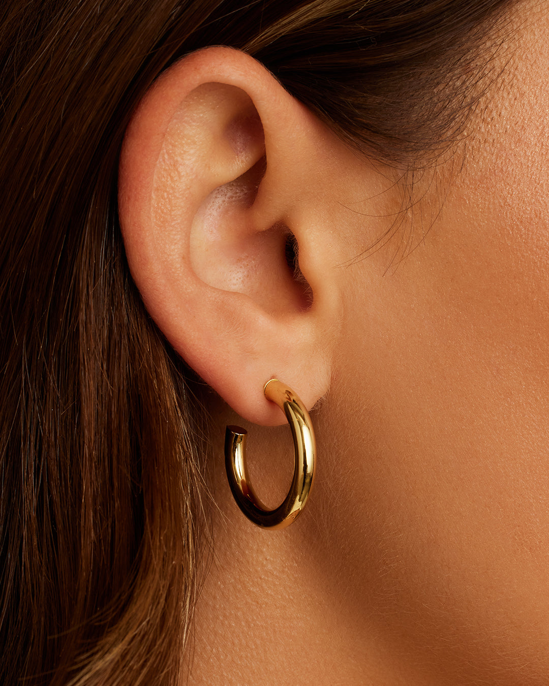 Carter Small Hoops Earrings for Women - 14K Gold Plated Minimalist Dainty Hoop Earrings - Perfect for Everyday Wear, Work, and Special Occasions