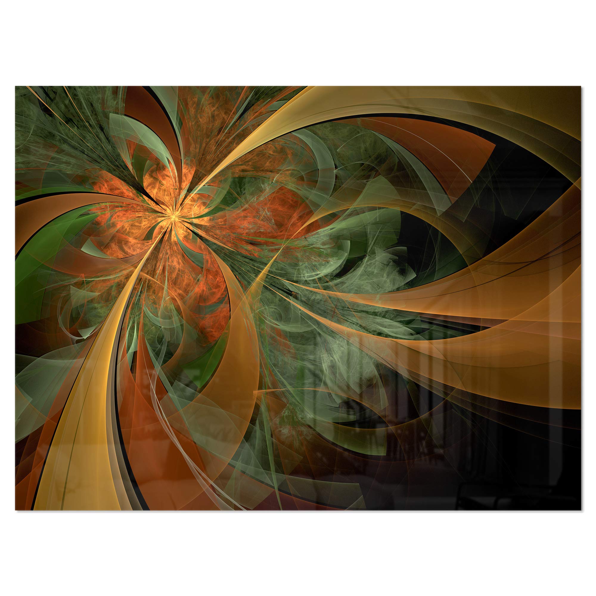 DesignArt Garden Near The House - Landscape Metal Wall Art Decor for Outdoor & Indoor Spaces - Perfect for Patio, Living Room, Bedroom, and Office Decor