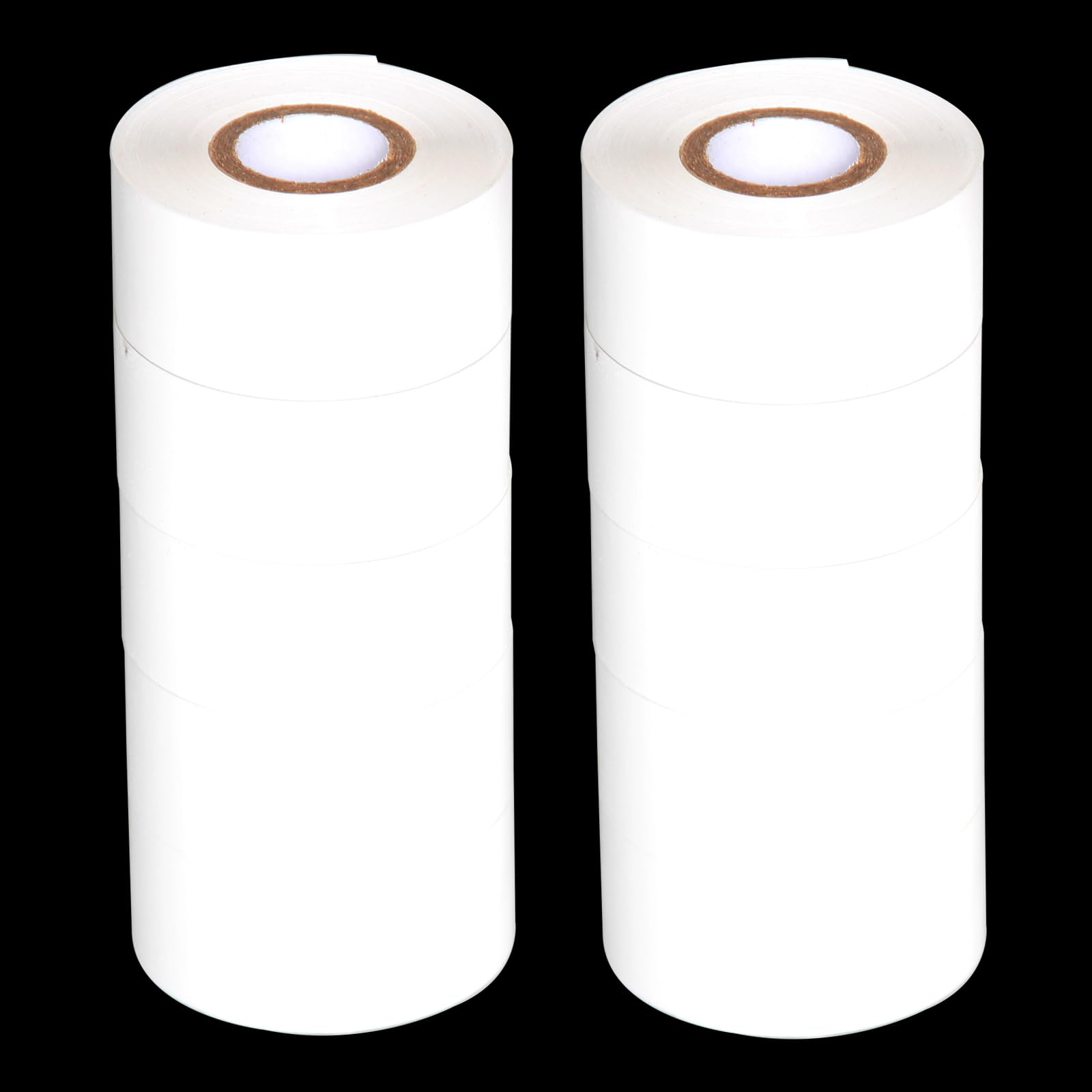 10 Rolls 30mm x 100m White Thermal Transfer Ribbon Resin for Coder Printer Machine - High-Quality Coding Labels for Packaging, Shipping & Industrial Use