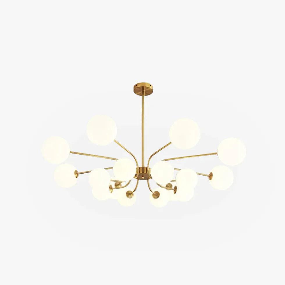 Modern Star Diffusion Chandelier for Living Room - Elegant Ceiling Light Fixture for Dining Room, Bedroom, and Home Decor