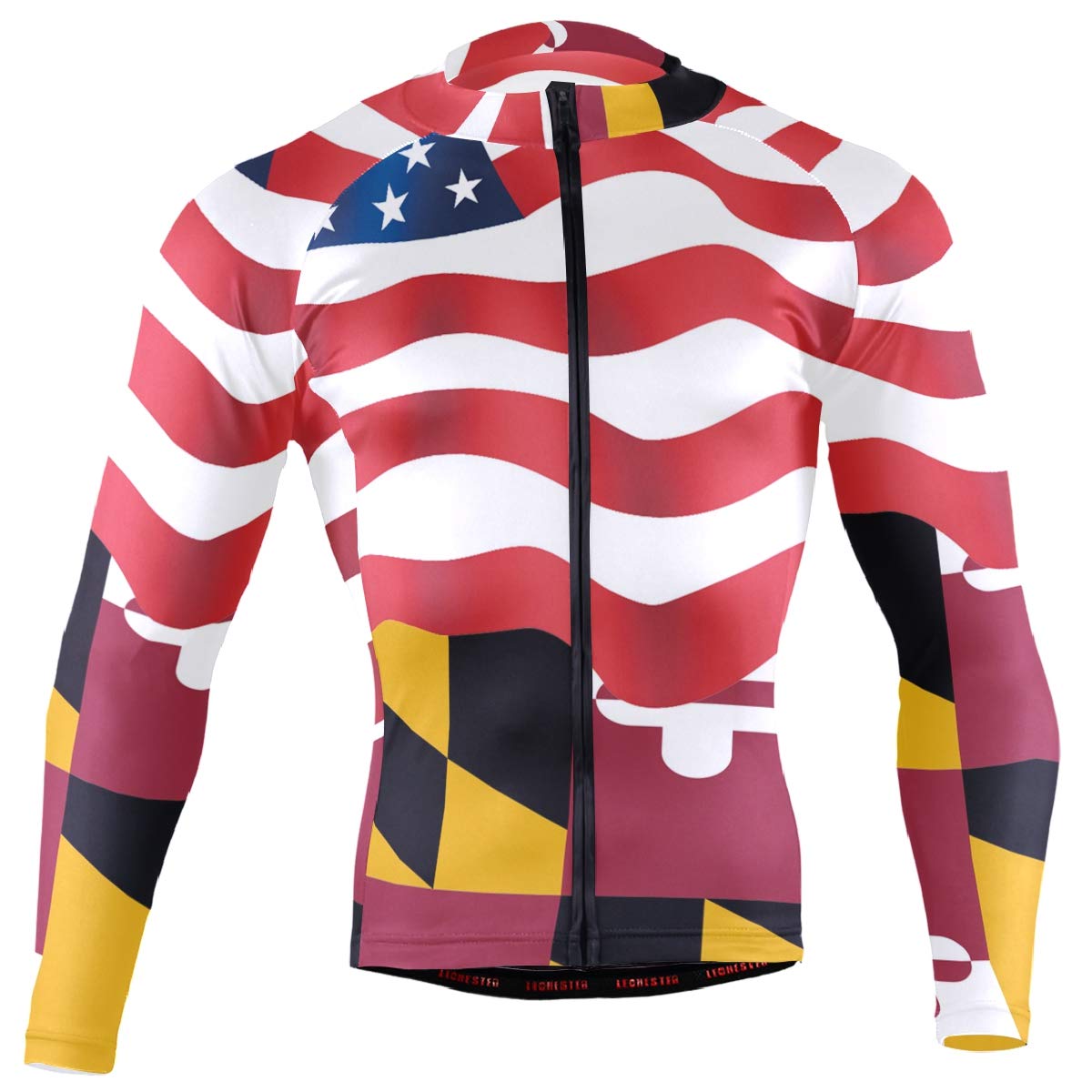 Men's Long Sleeve Cycling Jersey - Breathable Bike Shirt for Road & Mountain Biking - Perfect for Training, Racing & Outdoor Sports