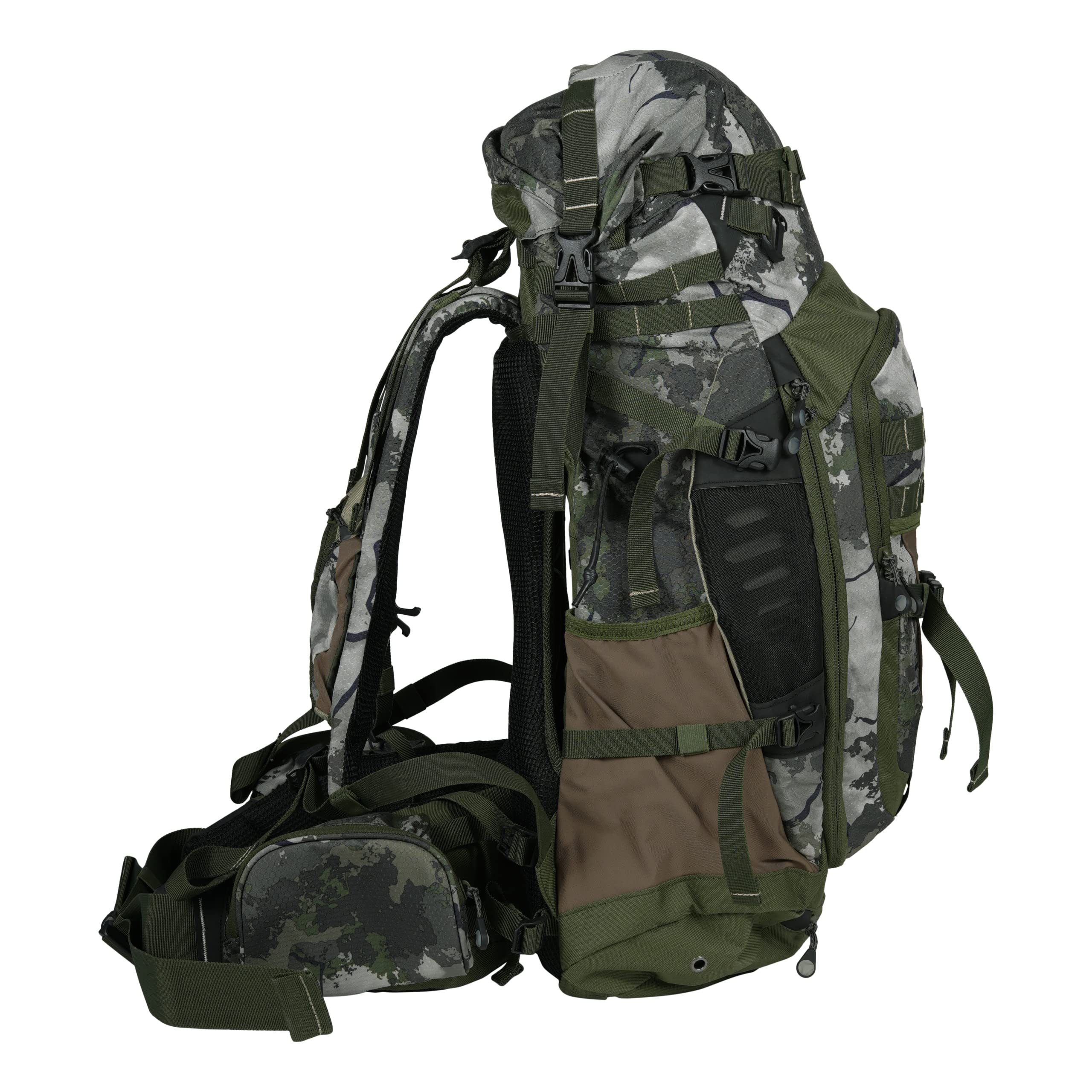 King's Camo Mountain Top 2200 Backpack - KC Ultra Waterproof Hunting Backpack for Outdoor Adventures, Hiking, Camping & Tactical Use