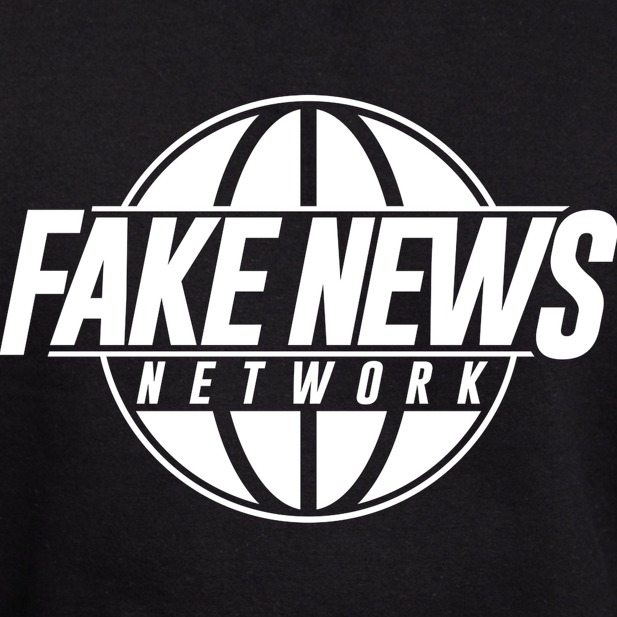 Fake News Network Hoodie for Men - Dark Regular Fit Pullover Sweatshirt | Comfortable & Stylish Casual Wear for Everyday Use, Lounging & Outdoor Activities