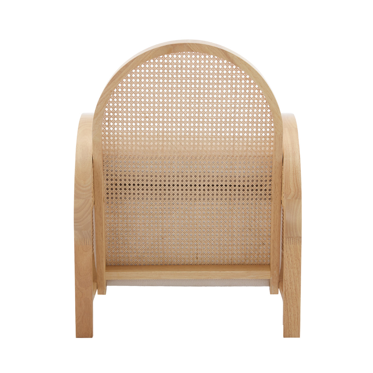 Stylish Capri Rattan Armchair - Natural Wicker Lounge Chair for Indoor & Outdoor Use - Perfect for Patio, Garden, or Living Room Decor