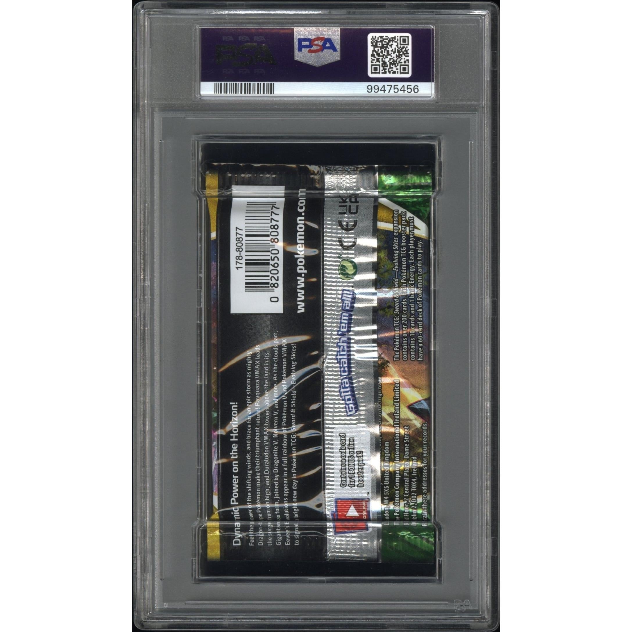 2021 Pokemon Evolving Skies Booster Pack - Gigantamax Duraludon PSA 10 Graded Card | Collectible Trading Card Game for Battles & Display