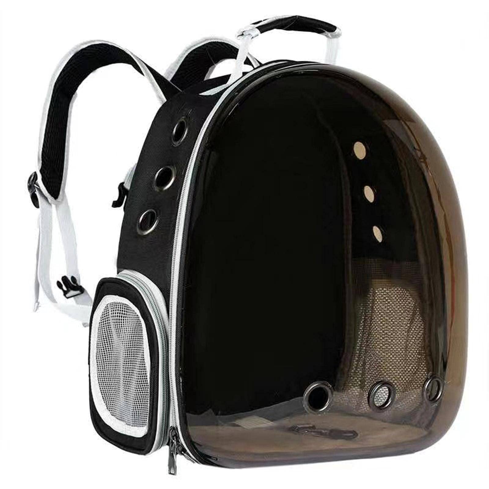 NC Transparent Pet Backpack for Cats & Dogs - Large Capacity Outdoor Carrier, Portable Travel Bag for School, Summer & Daily Use - Perfect for Hiking, Shopping & Vet Visits