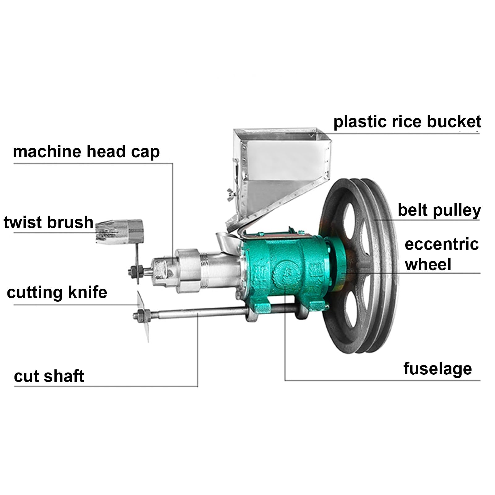 Commercial Corn & Rice Puffing Machine - Multi-Function Food Extruder with 7 Molds for Puffed Snacks | Perfect for Street Food Stalls, Snack Shops & Home Businesses
