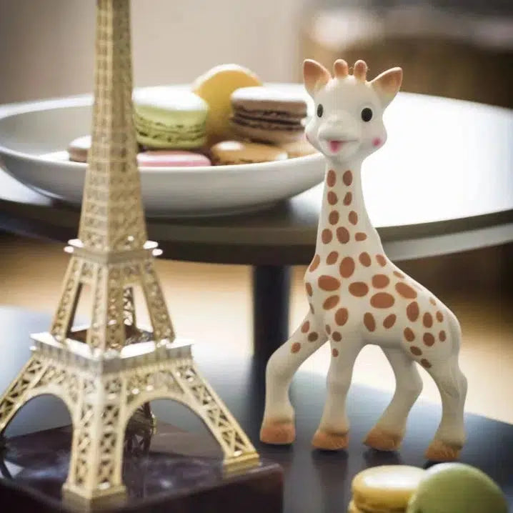 Sophie La Giraffe Teether Toy for Babies - Natural Rubber Chewing Toy from France - Perfect for Soothing Teething Pain & Sensory Development