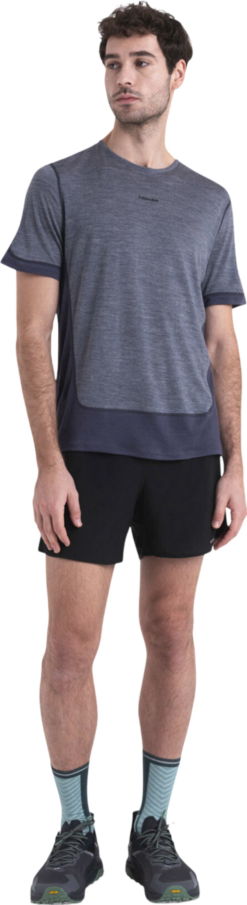 125 ZoneKnit Energy Wind Merino Blend Short Sleeve T-Shirt for Men - Moisture-Wicking & Breathable Performance Shirt for Running, Hiking & Outdoor Activities