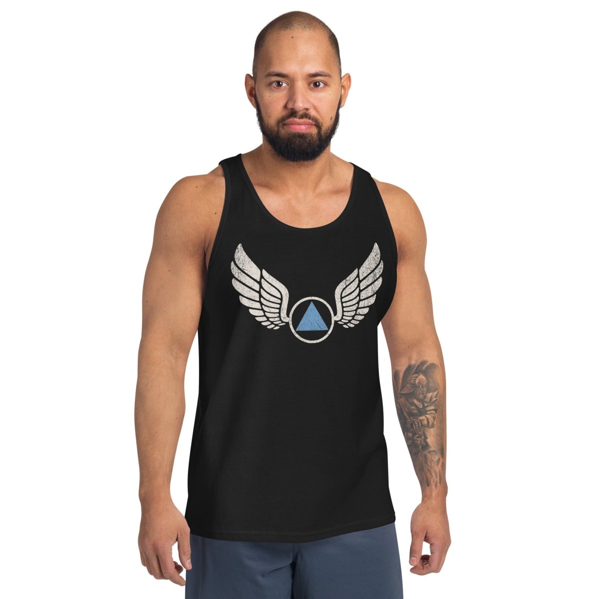Wings of Recovery Men's Tank Top - Comfortable Workout & Gym Shirt for Active Lifestyles - Perfect for Running, Training & Casual Wear