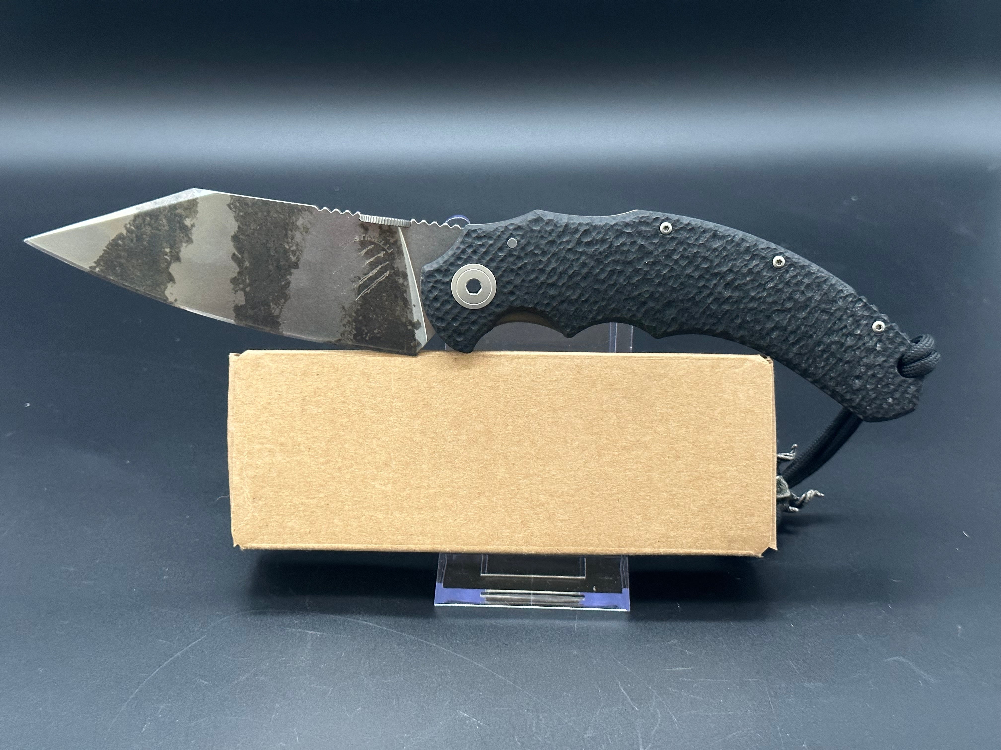 Bastinelli Creations Big Drago Tactical Knife - High-Quality Fixed Blade for Outdoor Survival, Hunting & EDC | Perfect for Camping, Bushcraft & Self-Defense