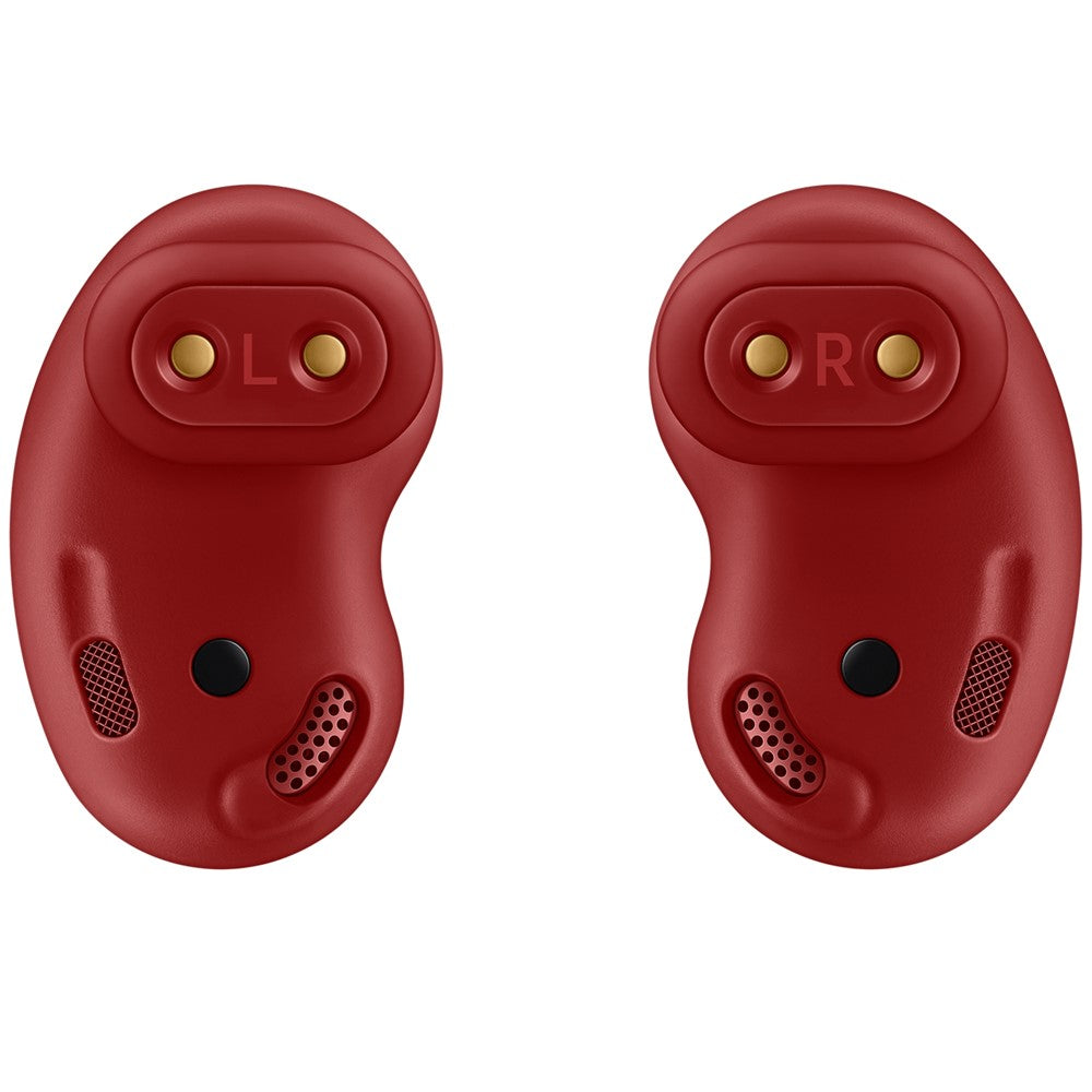 SAMSUNG Galaxy Buds Live SM-R180 Wireless Bluetooth Earbuds with Active Noise Cancelling (ANC) - Renewed Like New Mystic Red Limited Edition - Compatible with iOS & Android - Perfect for Workouts, Commuting & Travel