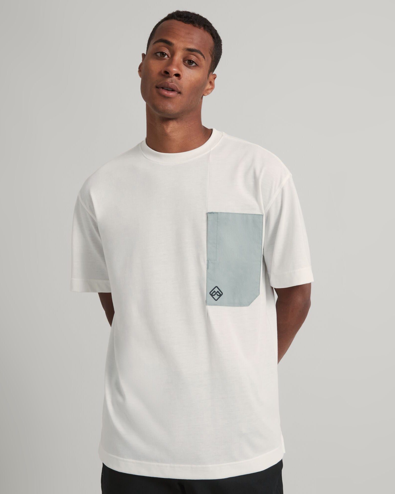 Men's Vander Pocket Short Sleeve T-Shirt - White | Casual & Comfortable Cotton Tee for Everyday Wear