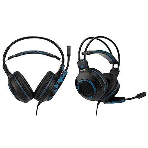Subsonic GIGN Gaming Headset with 50mm Drivers & Microphone - Premium PS5, Xbox Series X, PS4, Xbox One, PC & Nintendo Switch Gaming Headphones (Fortnite Compatible) - Perfect for Competitive Gaming & Immersive Gameplay